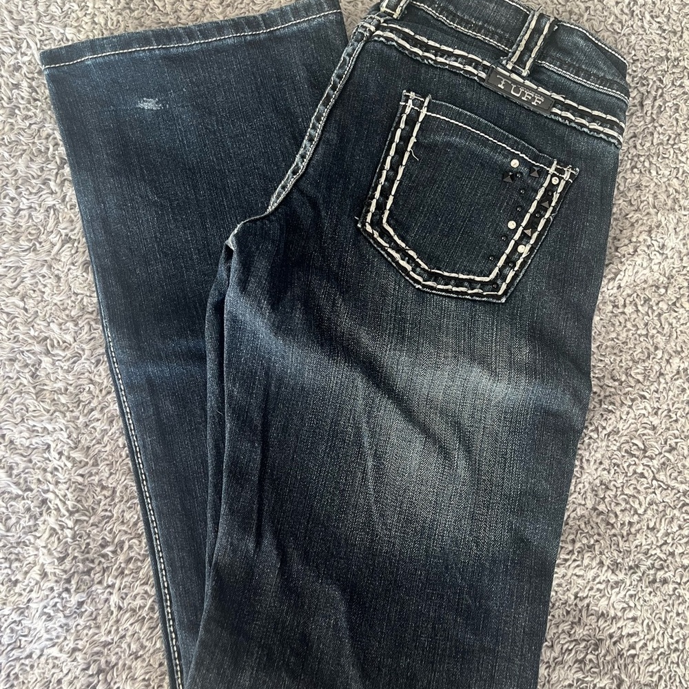 Cowgirl Tuff Boot Cut Jeans